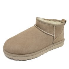 어그 UGG 여성 클래식 울트라 미니 부츠 양털 스웨이드 방한 털신 샌드 1116109-SAN