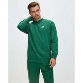 3903556 Puma Classics V Collar Sweat FL - Vine