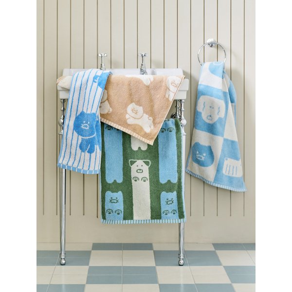 FRIENDAY 페이스타월 4P 세트_춘식이