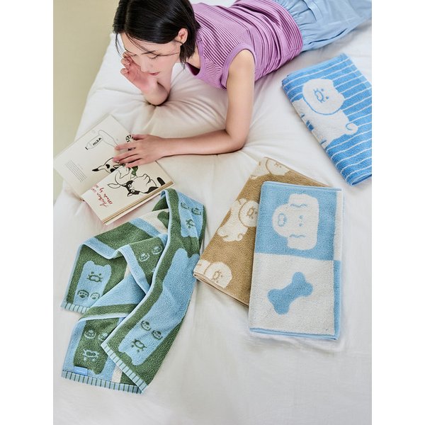 FRIENDAY 페이스타월 4P 세트_춘식이