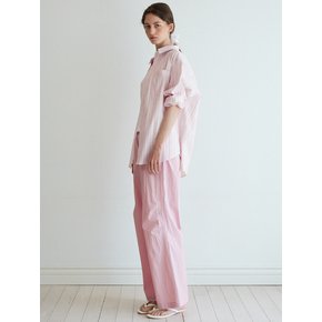 Summer Banding Pants-pink