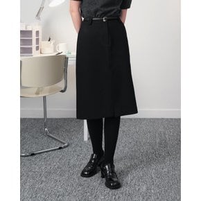 [23FWSK006]헤이즐 트임 미디 스커트 / HAZEL SLIT MIDI SKIRT_3colors