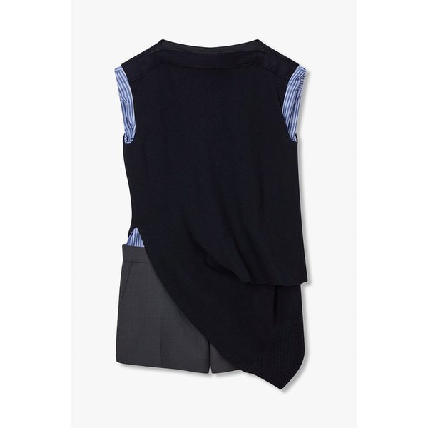 여성 슈팅 믹스 니트 드레스 6416161104000