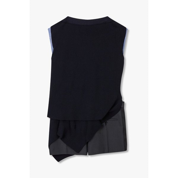 여성 슈팅 믹스 니트 드레스 6416161104000