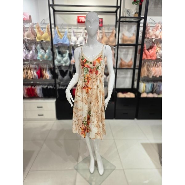 [시흥점] S 와코루 ) 쉬폰 프린트 풀슬립 [WFS3101-SK]