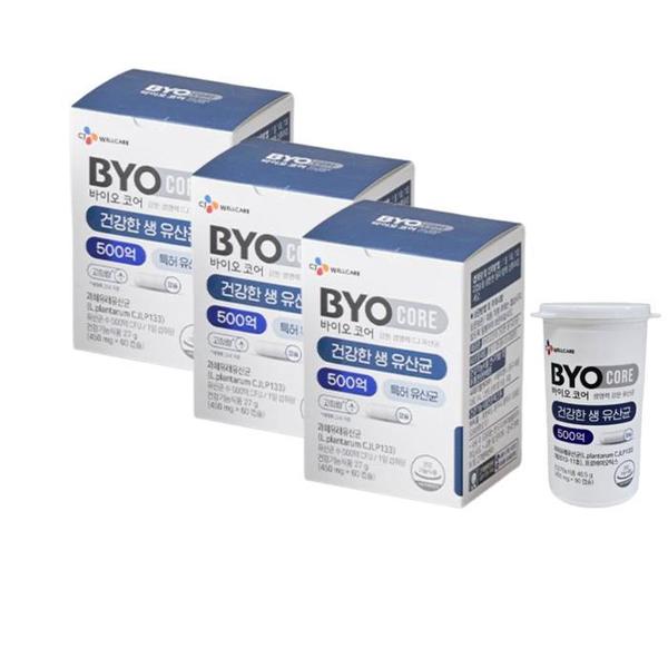 바이오코어 건강한 생유산균 500억 60캡슐 x3박스 (3개월분) (S46776661)