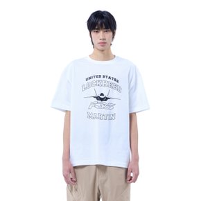 LM F-35 ARCH GRAPHIC T-SHIRT (WHITE)