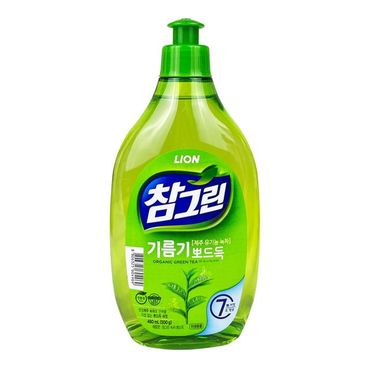 제이큐 참그린 녹차 뽀드득 주방세제-O 500g480ml X ( 3매입 )