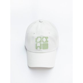 Ivory-White ODW Logo Cap