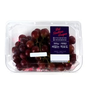 미국산 씨 없는 적포도 500g 팩