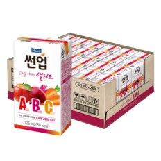 매일유업 썬업 과일야채샐러드 ABC 125ml 24팩