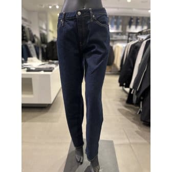 Calvin Klein Jeans [부산점] [CK진] 여성 90S 스트레이트 린스 블루 데님 팬츠 (J222373-1AP)