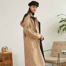 [와이제이] HOOD TRENCH COAT_BEIGE