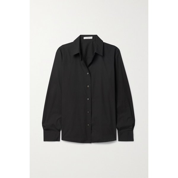 세이디 코튼 포플린 셔츠 블랙 1647597317193642