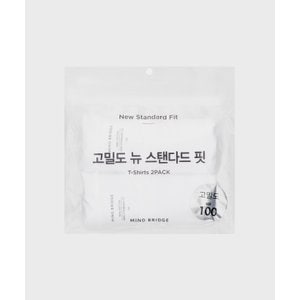 베이직하우스 [택가 17,900원] 고밀도순면기본반팔티셔츠_2팩