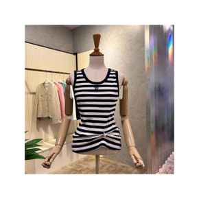 AOZ5QK36G 스트라이프 민소매 티셔츠_P392234579