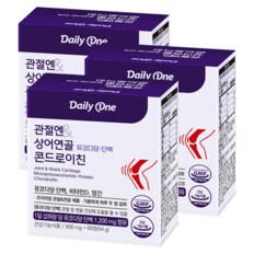 데일리원 관절엔 상어연골 뮤코다당 단백 콘드로이친 900mg X 60정 3