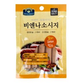 강아지 소시지 오리 야채 5개입 반려견 소프트 간식