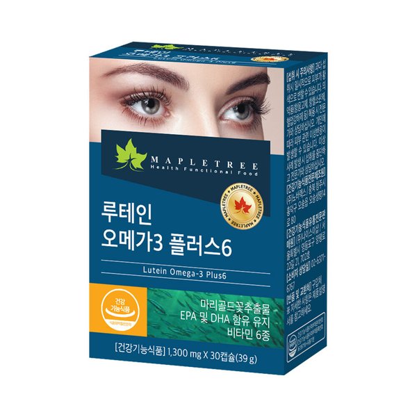 루테인오메가3 플러스6 30캡슐 1300mg