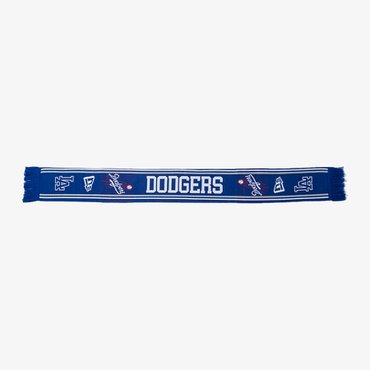 뉴에라 MLB LA 다저스 니트 머플러 로얄 블루 13946795