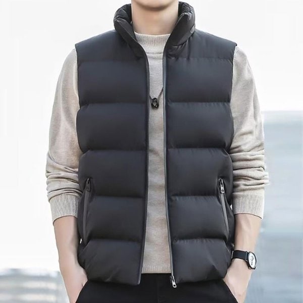 [옷자락] 남성 일상 캐주얼 간절기 레이어드 베스트