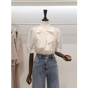 [파주점] 주크 리본타이넥 소매퍼프 블라우스 V253MSC916
