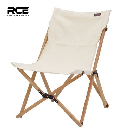 RCE 접이식 캔버스 우드 감성 캠핑 원목 의자 체어