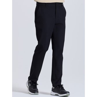 챌린저 남성 스트레치 기모 본딩 팬츠 블랙