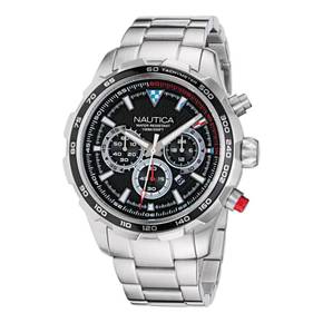 4226761 Nautica Mens Nst Stainless Steel Chronograph Watch