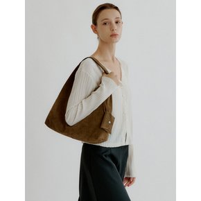 Muffin suede bag (khaki)