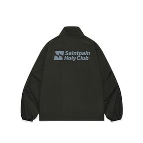 SP CLUB WIND SHELL TRACK JACKET-BLACK