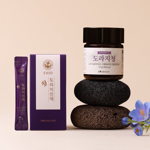 도라지선물세트(도라지청120g+참도라지진액20포)