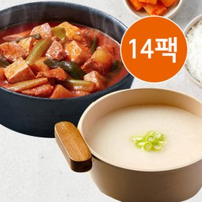 교동 사골곰탕 7팩+고추장찌개 7팩(총14팩)