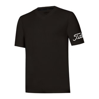 타이틀리스트 골프반팔티 CQK TKPMS1205-06 V-NECK T-SHIRT BLACK