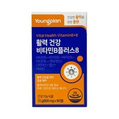 영플랜 활력 건강 비타민B 플러스8 800mg x 90정 판토텐산