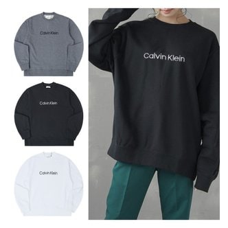 Calvin Klein 캘빈클라인 남여공용 스탠다드 로고 맨투맨