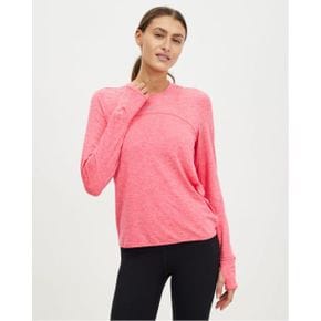 5018399 Nike Dri-FIT Swift Element UV Crew-Neck Running Top - Aster Pink, Hot Punch, Heath