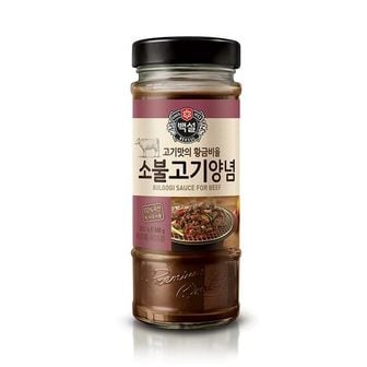 CJ 백설 소불고기 양념장 500g 1개