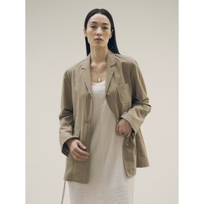 SIOT4109 T/N 워크 블레이저_Milk brown