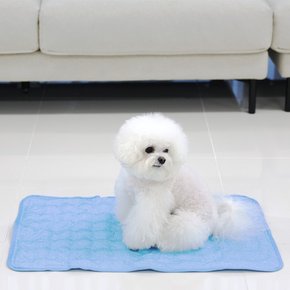 강아지 쿨매트 스카이블루 대형 60x90cm 고양이