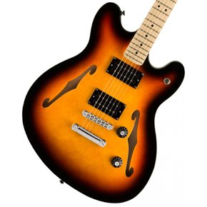 Squier by Fender 일렉트릭 기타 Affinity Starcaster, 3-Tone Sunburst 소프트 케이스 포함