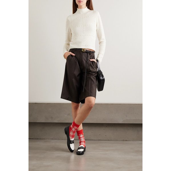 게스트인레지던스 팝콘 울 캐시미어 블렌드 터틀넥 탑 46376663162950293