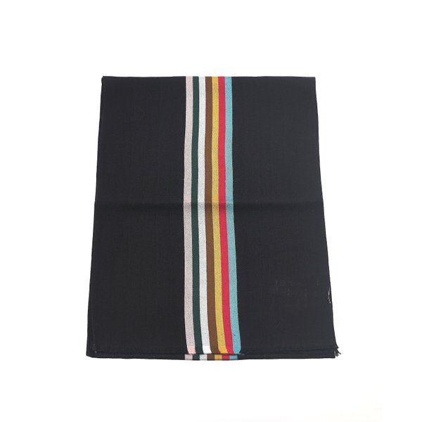 스트라이프 울 머플러 M1A_150C_J324_79_BLACK