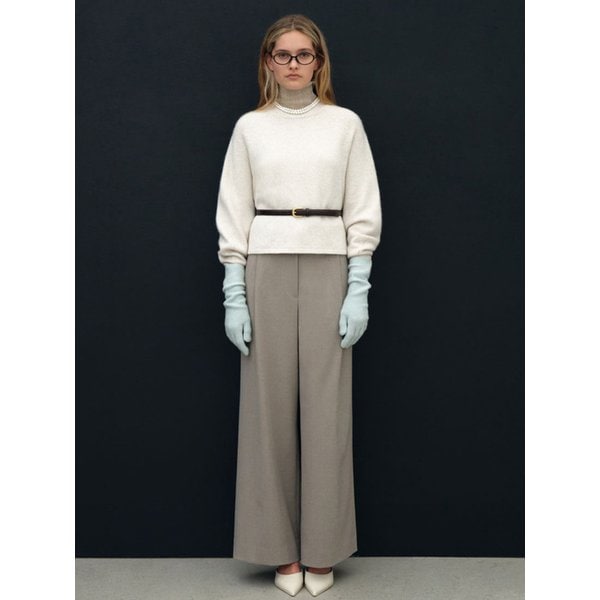 라쿤 메탈 투웨이 가디건_오트밀