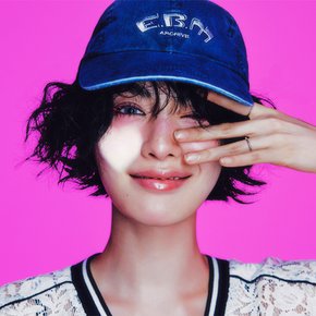 빈티지 워싱 자수 볼캡 EMP6AHT020