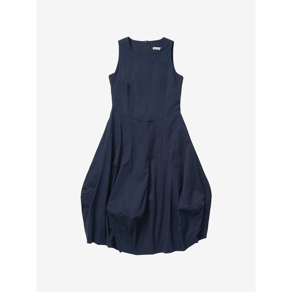 Structured Volume Dress (Navy)