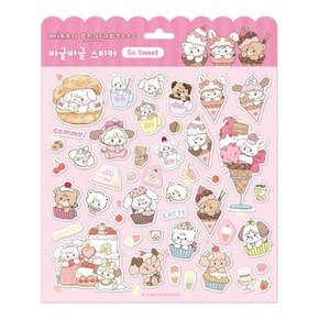 아트박스/학산문화사 미코 캐릭터즈 바글바글 스티커 쏘 스위트