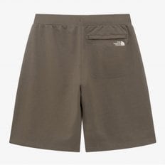 [노스페이스 공식] NS6KR01L 화이트라벨 버뮤다 스웻쇼츠_BEIGE BROWN