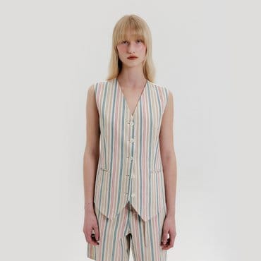 EENK Buttoned Vest - Multi