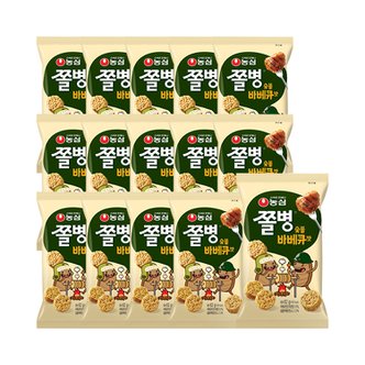  농심 쫄병스낵 숯불바베큐맛 82g x 15개 / 라면땅 간식